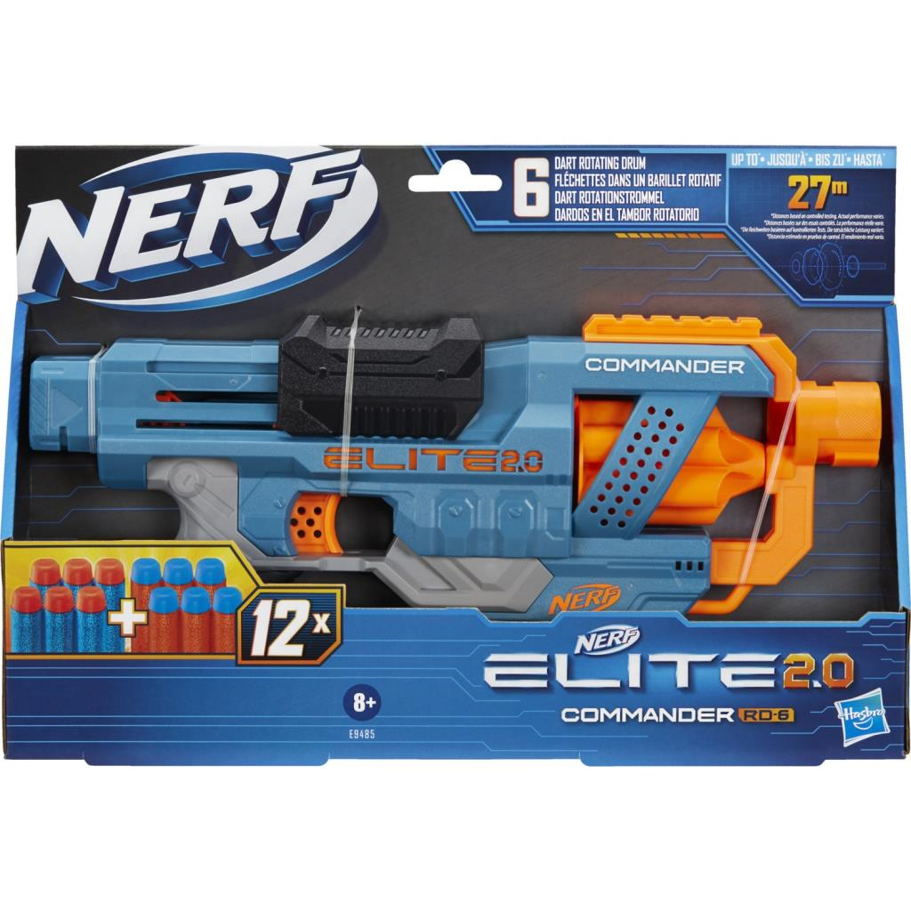 Nerf Elite 2.0 Commander RD-6 E9485 Lisanslı Orijinal Ürün