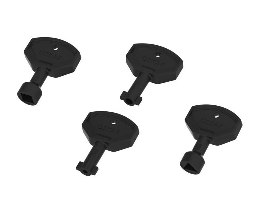 203-5.K1 - Plastik 3MM DB Anahtar - OSKAR - Kilit - Yaylı Pano Kilit Anahtarı - Mini Boy