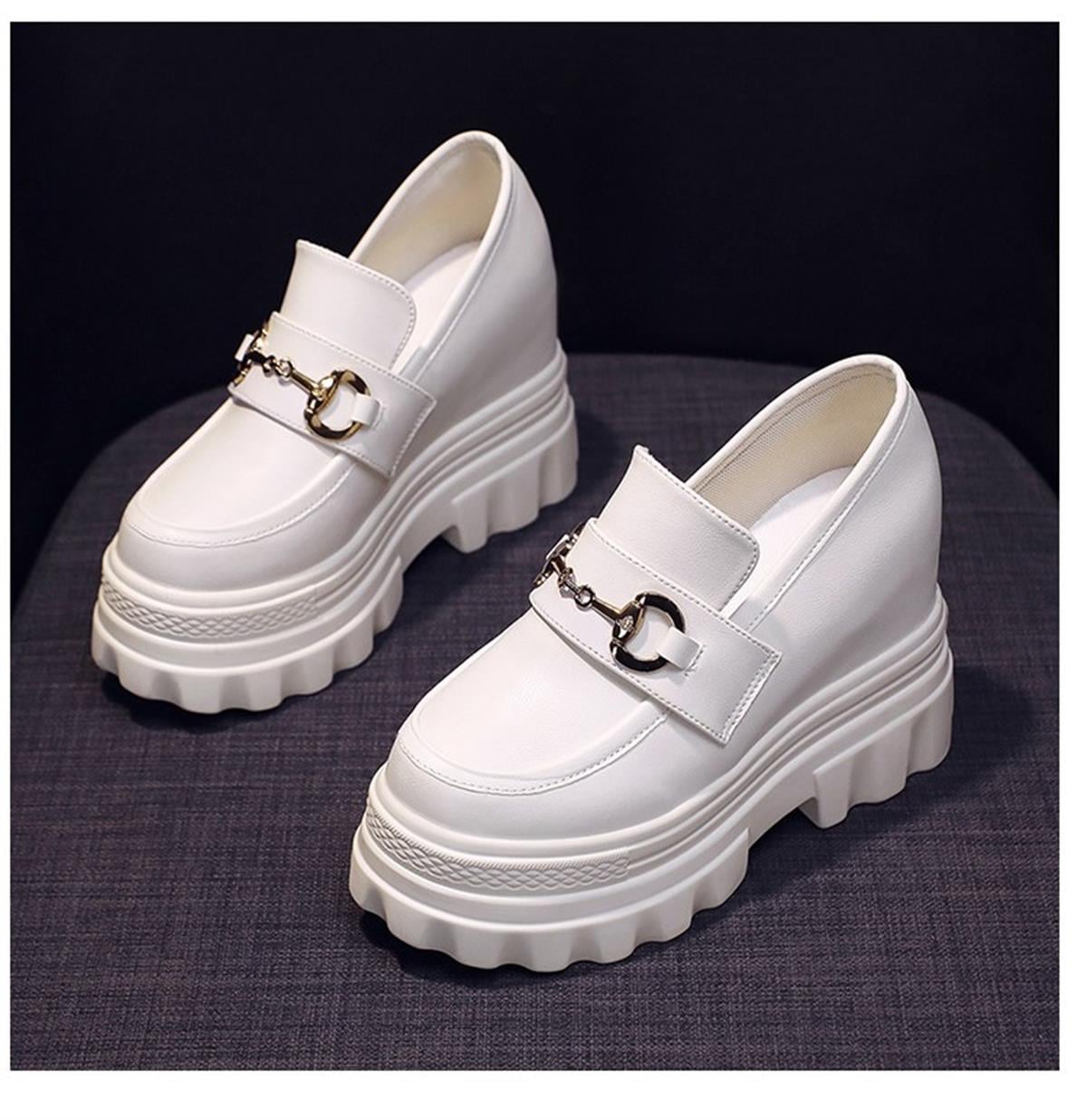 Dolgu Topuk Loafer 11 cm
