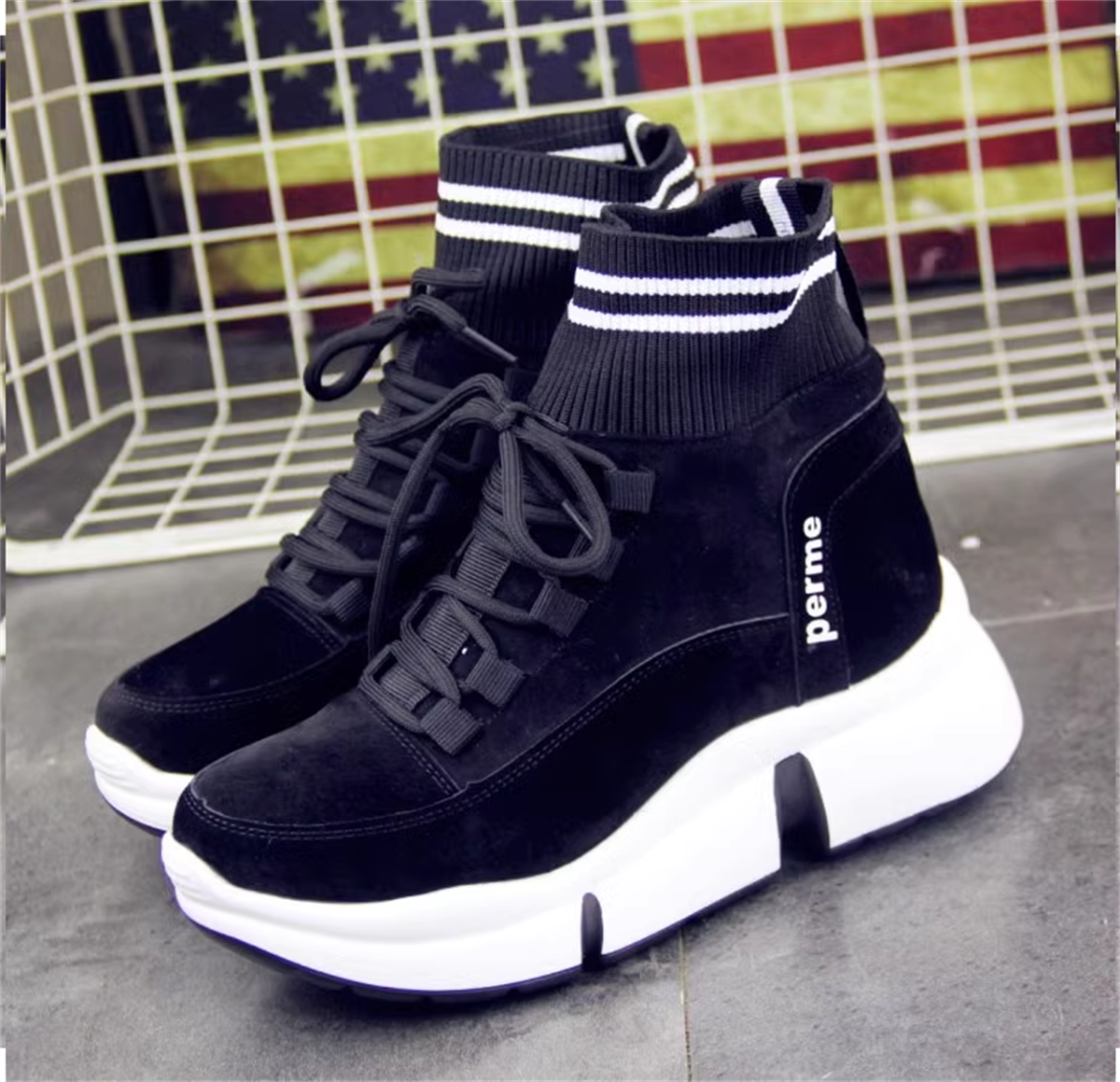 Dolgu Topuk Triko Bot