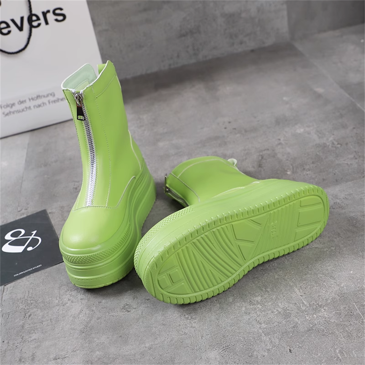 Dolgu Topuk Yeşil Bot