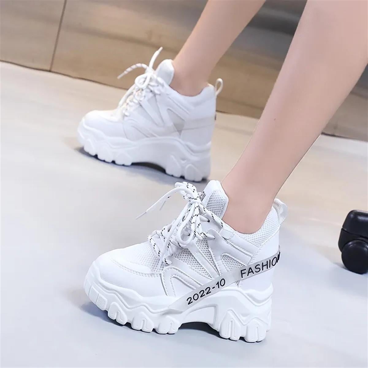 Gizli Topuk Spor Ayakkabı 12 cm