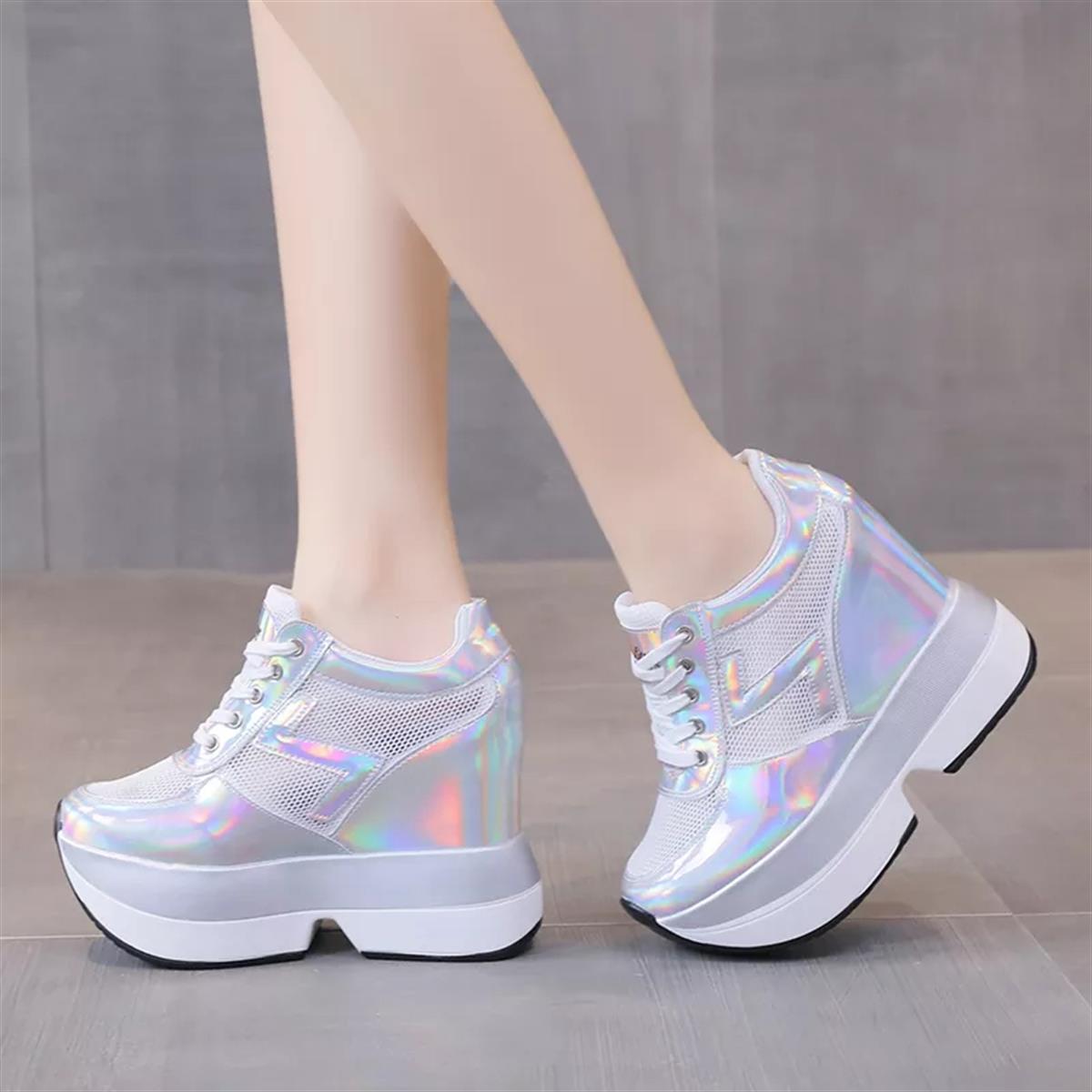 Gizli Topuk Spor Ayakkabı 12 cm