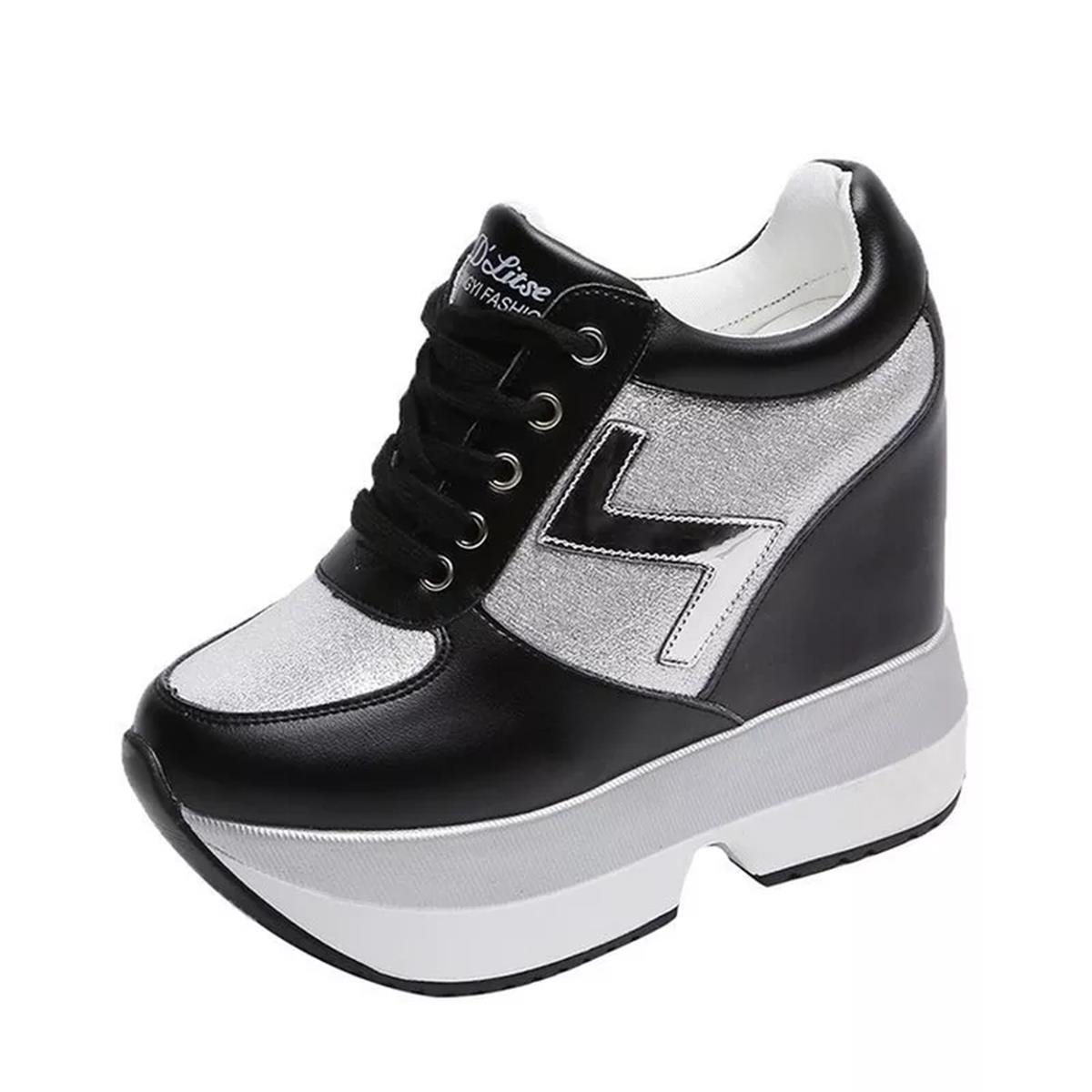 Gizli Topuk Spor Ayakkabı 12 cm