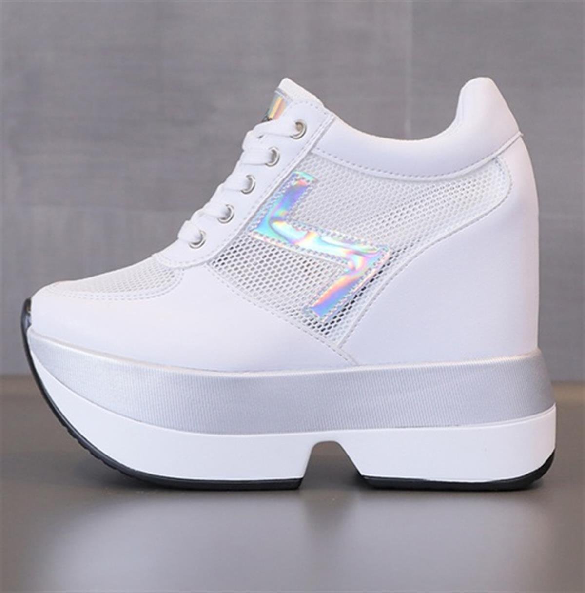 Gizli Topuk Spor Ayakkabı 12 cm