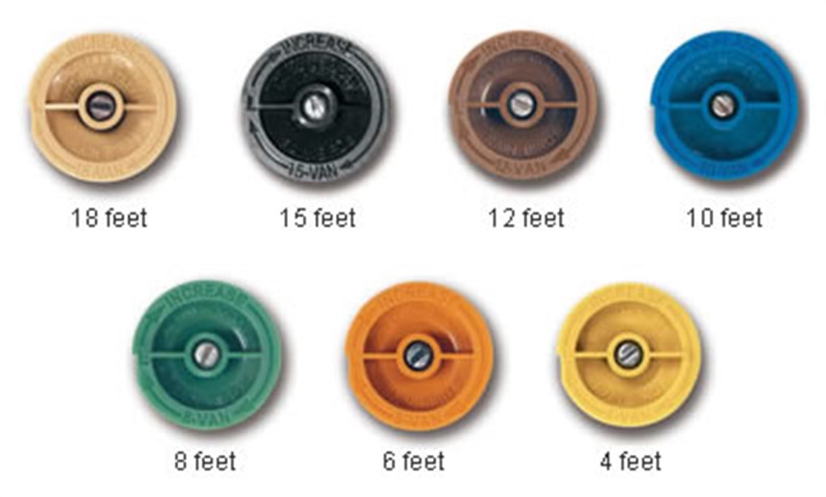 RAINBIRD AYARLANABİLİR NOZUL BOYUT 12-KAHVERENGİ