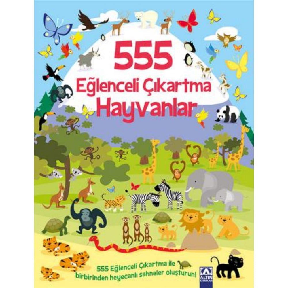 555 EĞLENCELİ ÇIKARTMA - HAYVANLAR