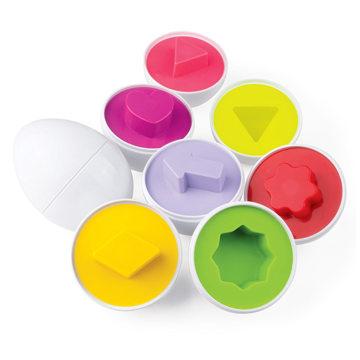 Circle Toys - Geometrik Yumurta Eşleme 6 Adet