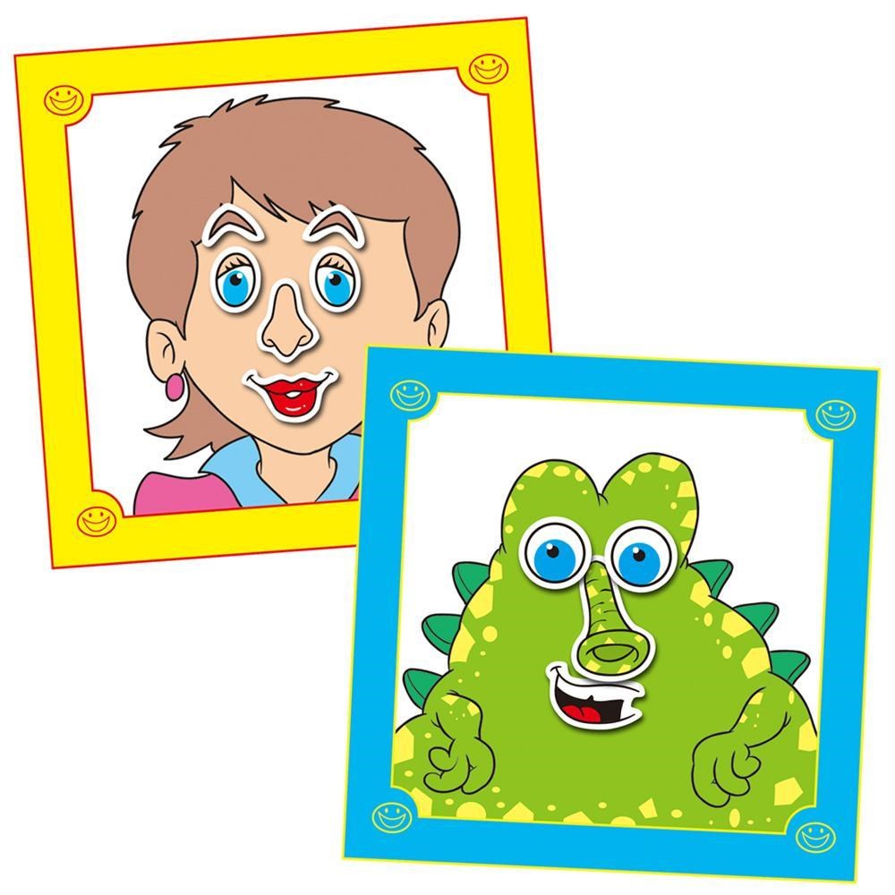 GALT ÇIKARTMA KİTABI KOMİK SURATLAR (Funny Faces Sticker Book)