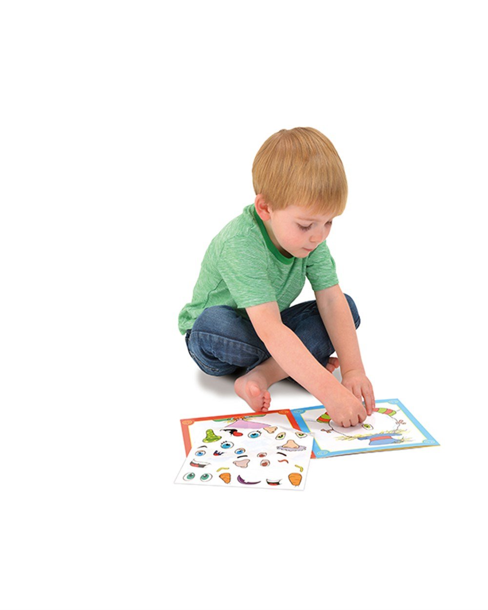 GALT ÇIKARTMA KİTABI KOMİK SURATLAR (Funny Faces Sticker Book)