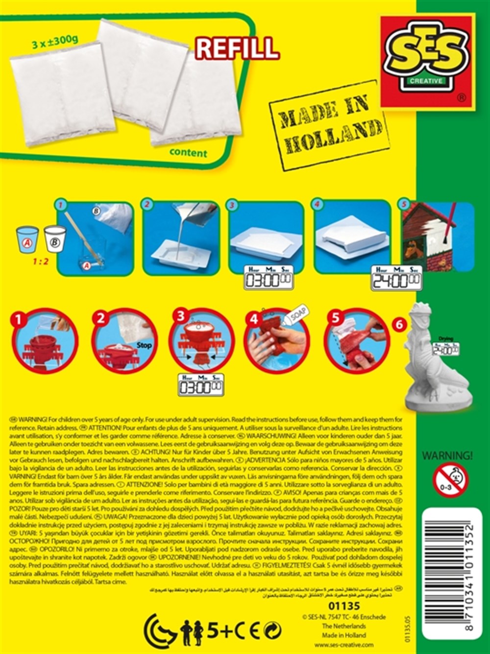 KALIBA DÖK VE BOYA - YEDEK ALÇI - 900gr