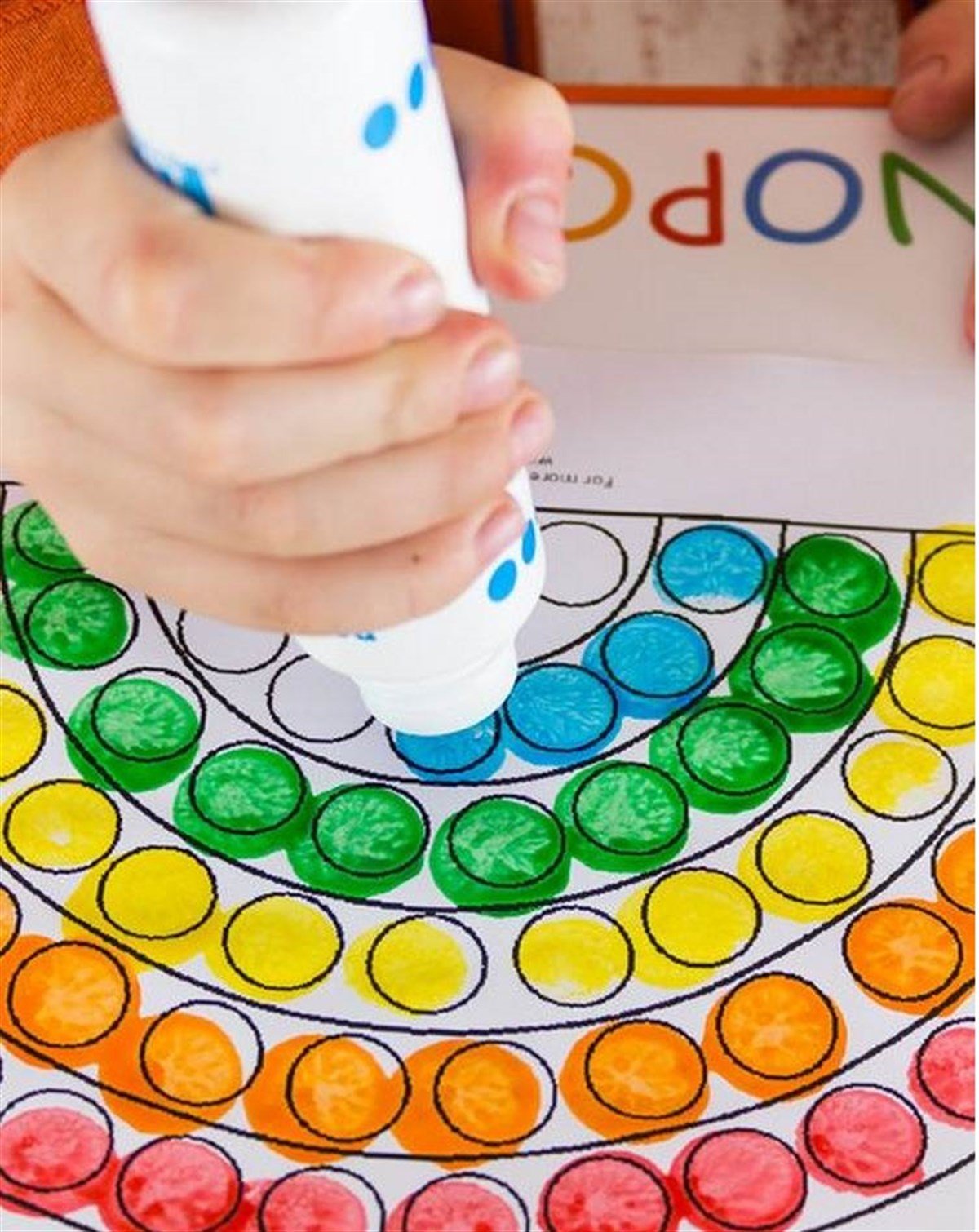 Lino Dot Marker 6'lı Boya Kalemi & Boyama Kitabı
