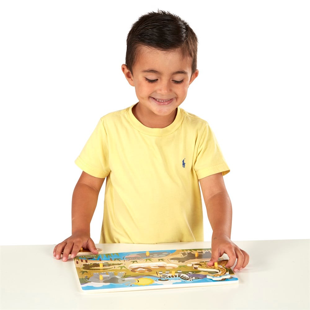 Melissa and Doug AHŞAP 24 PARÇA YAPBOZ - SAFARİ