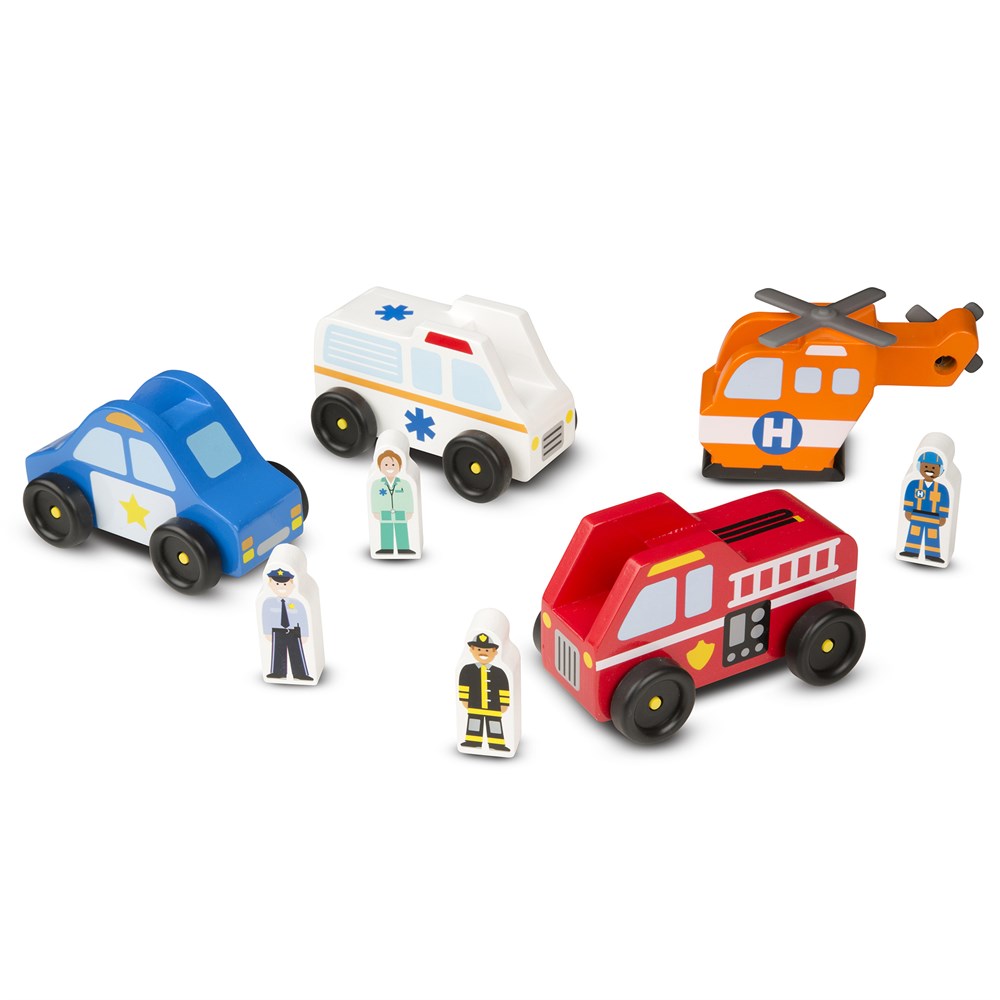 Melissa and Doug AHŞAP ACİL YARDIM ARAÇLARI