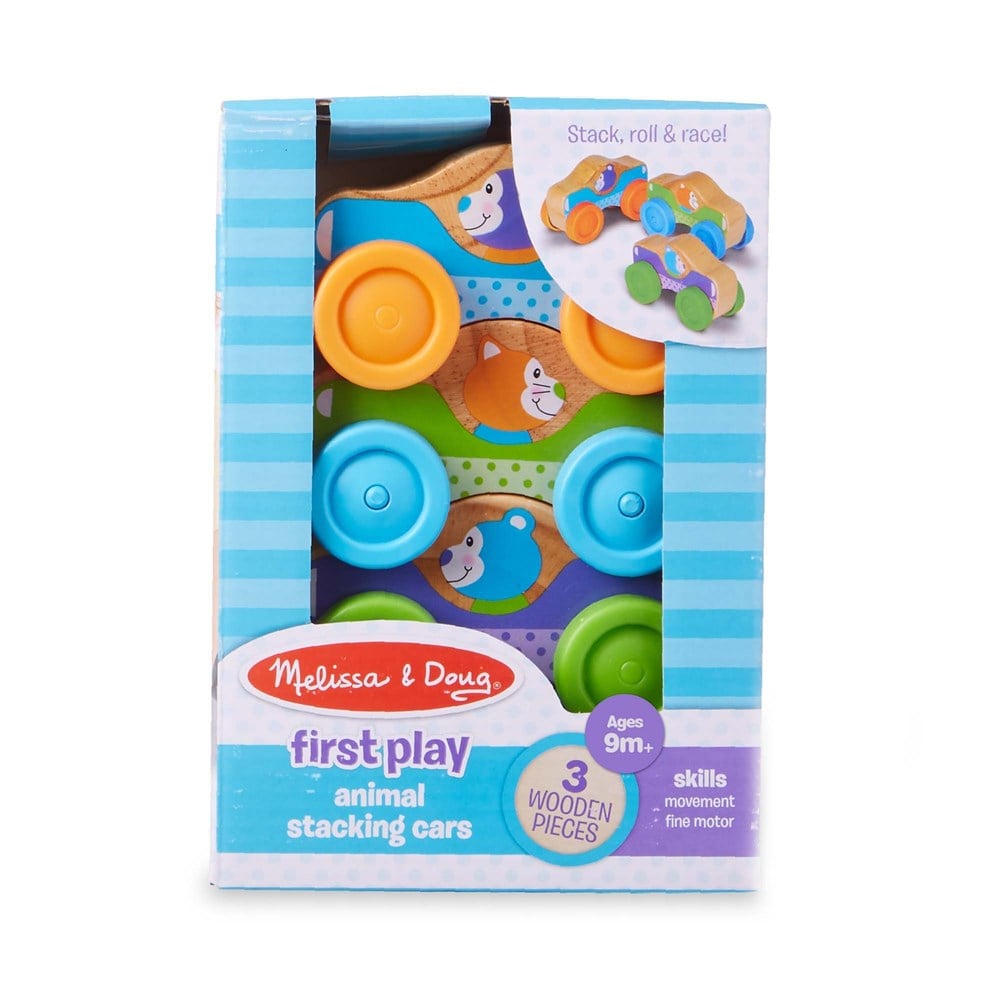 Melissa and Doug AHŞAP ARABALAR - HAYVANLAR
