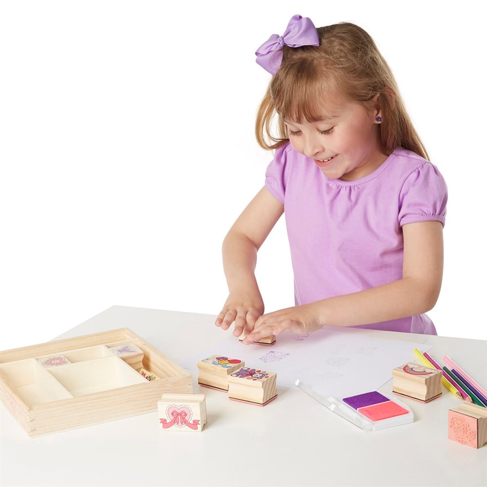 Melissa and Doug AHŞAP BASKI SETİ - ARKADAŞLIK