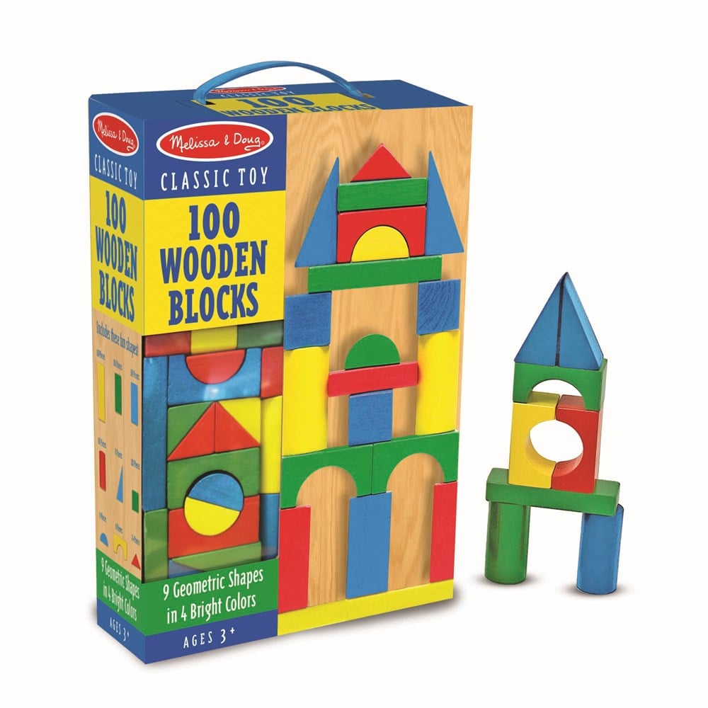 Melissa and Doug AHŞAP BLOK SETİ - 100 PARÇA