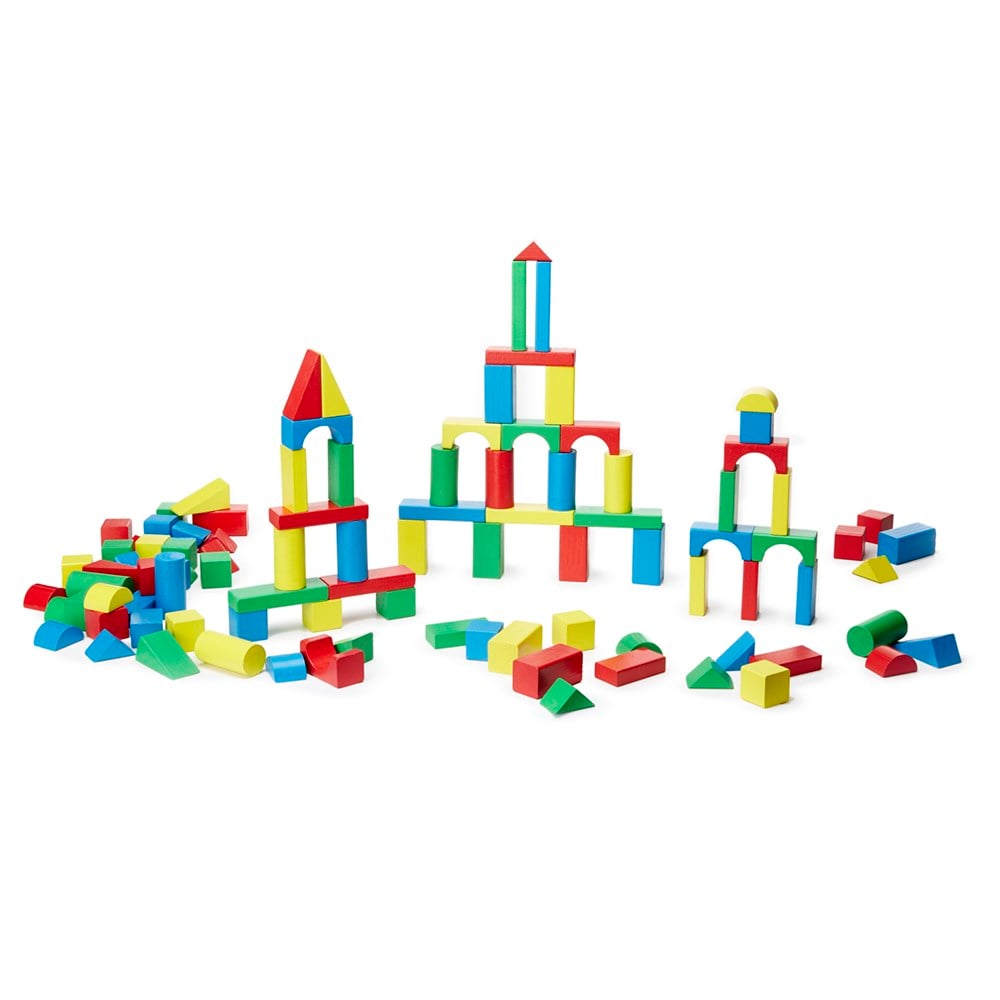 Melissa and Doug AHŞAP BLOK SETİ - 100 PARÇA