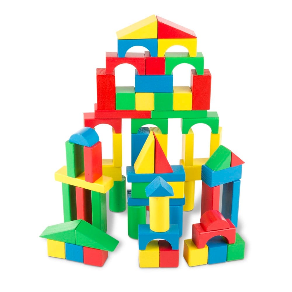 Melissa and Doug AHŞAP BLOK SETİ - 100 PARÇA