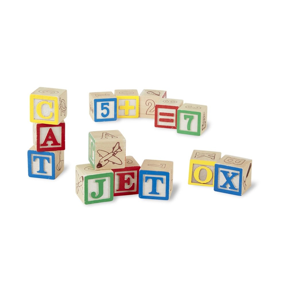 Melissa and Doug AHŞAP BLOKLAR ABC /123 