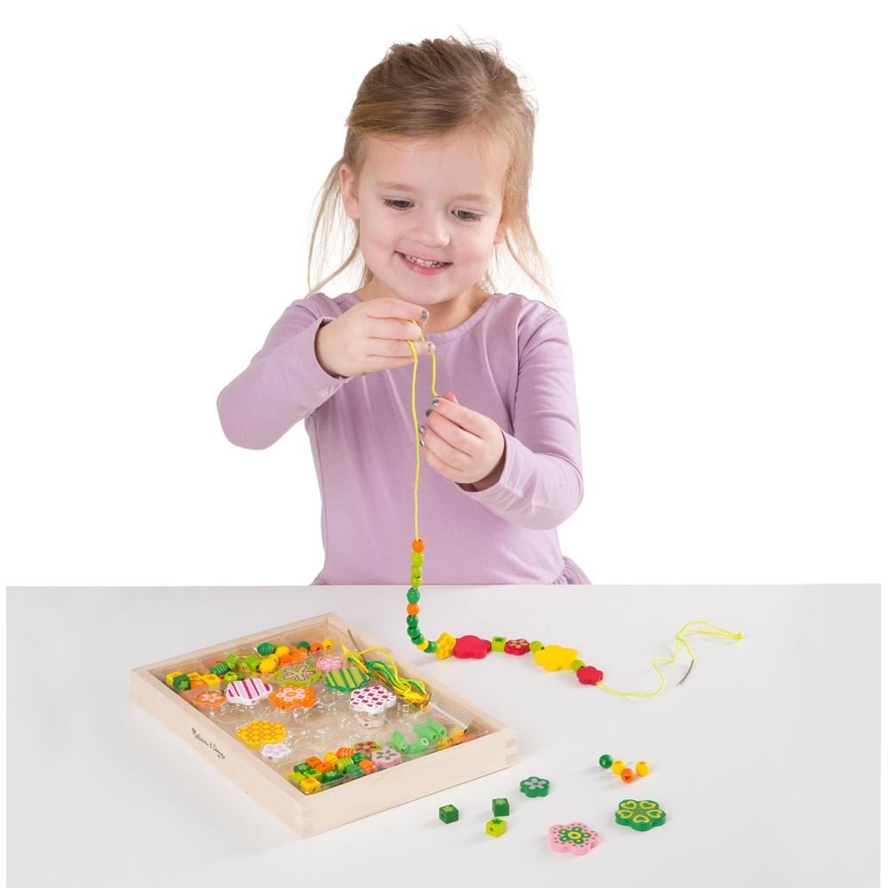 Melissa and Doug AHŞAP BONCUK DİZME - ÇİÇEĞİN GÜCÜ