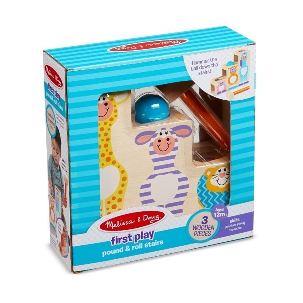 Melissa and Doug AHŞAP ÇAK YUVARLA-BASAMAKLAR