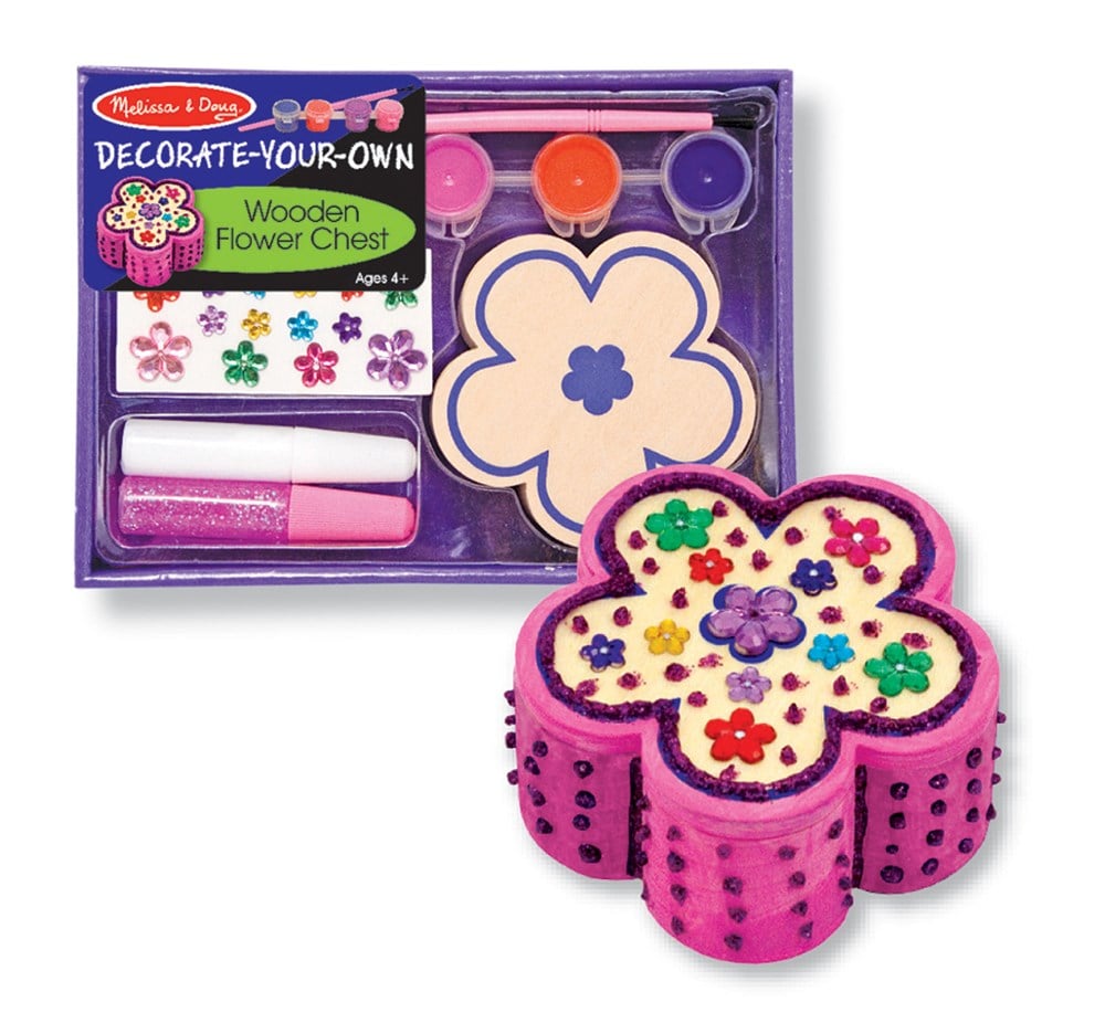Melissa and Doug AHŞAP ÇİÇEK KUTU - SEN YAP SEN OYNA 