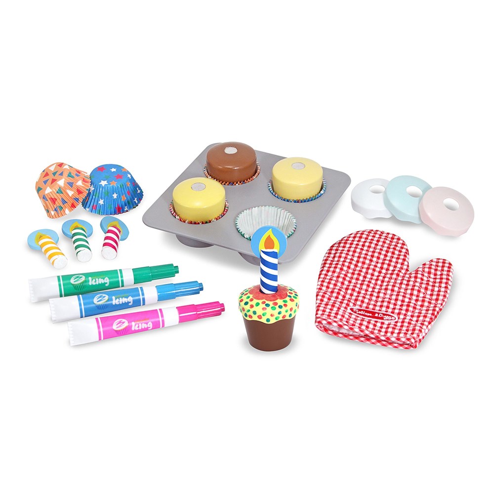 Melissa and Doug AHŞAP CUPCAKE SETİ
