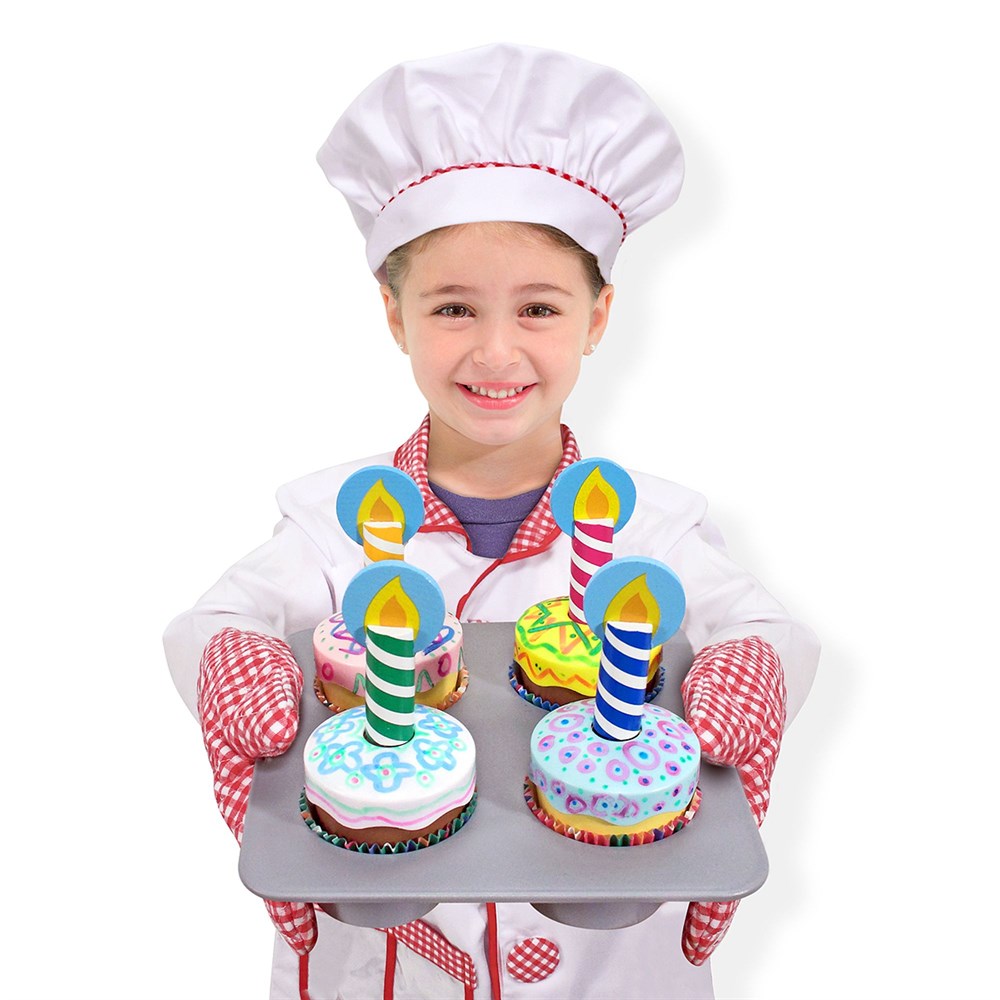 Melissa and Doug AHŞAP CUPCAKE SETİ