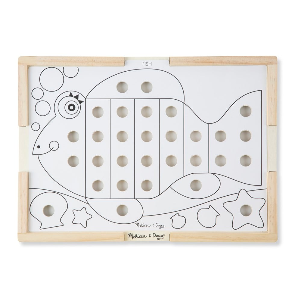 Melissa and Doug AHŞAP DİZ YERLEŞTİR RENKLER