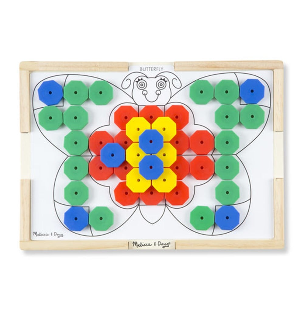 Melissa and Doug AHŞAP DİZ YERLEŞTİR RENKLER