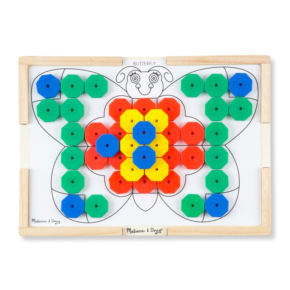 Melissa and Doug AHŞAP DİZ YERLEŞTİR RENKLER