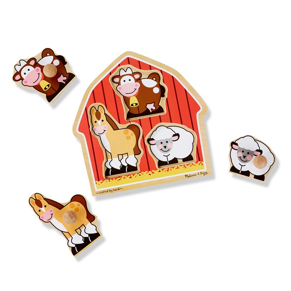Melissa and Doug AHŞAP İLK YAPBOZUM - ÇİFTLİK HAYVALARI