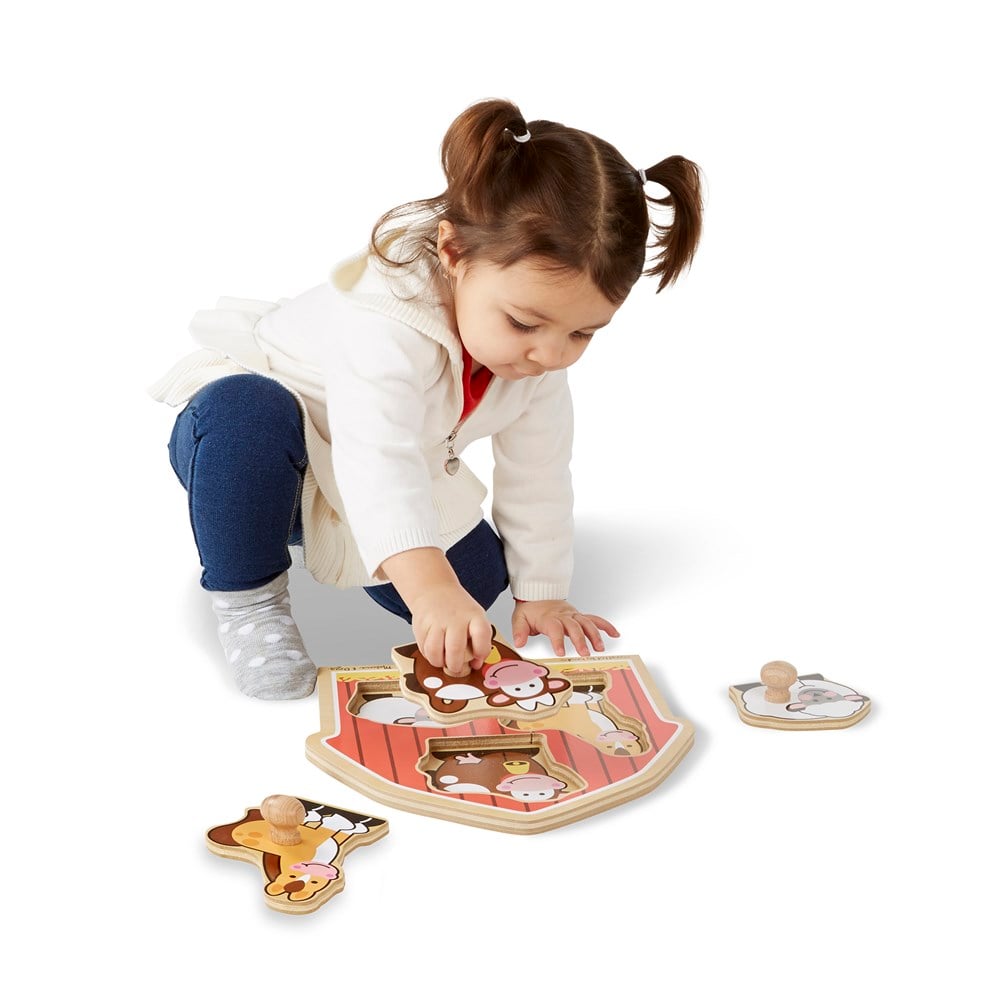 Melissa and Doug AHŞAP İLK YAPBOZUM - ÇİFTLİK HAYVALARI