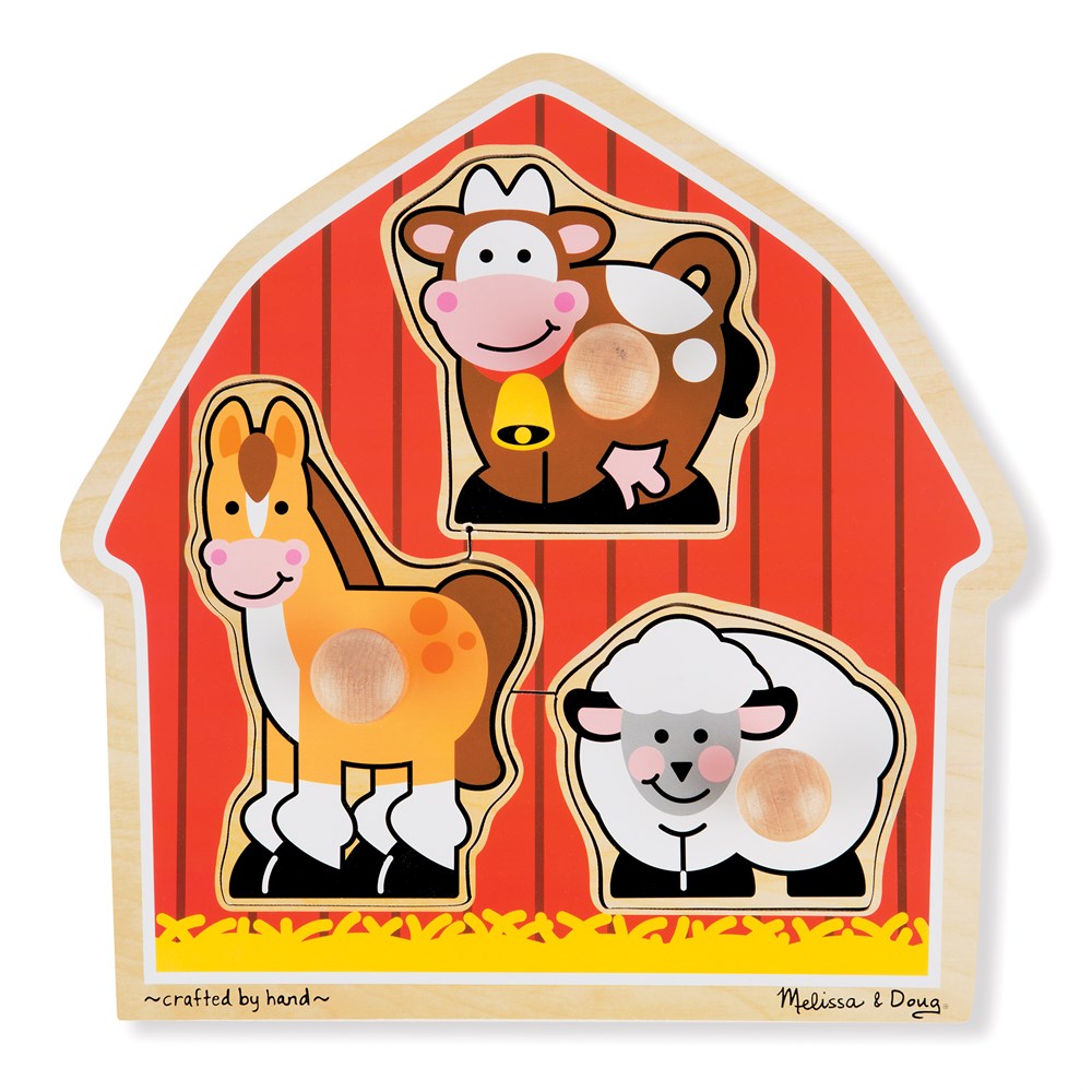 Melissa and Doug AHŞAP İLK YAPBOZUM - ÇİFTLİK HAYVALARI