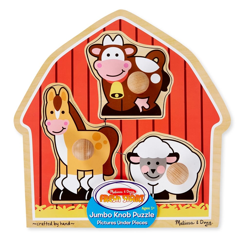 Melissa and Doug AHŞAP İLK YAPBOZUM - ÇİFTLİK HAYVALARI