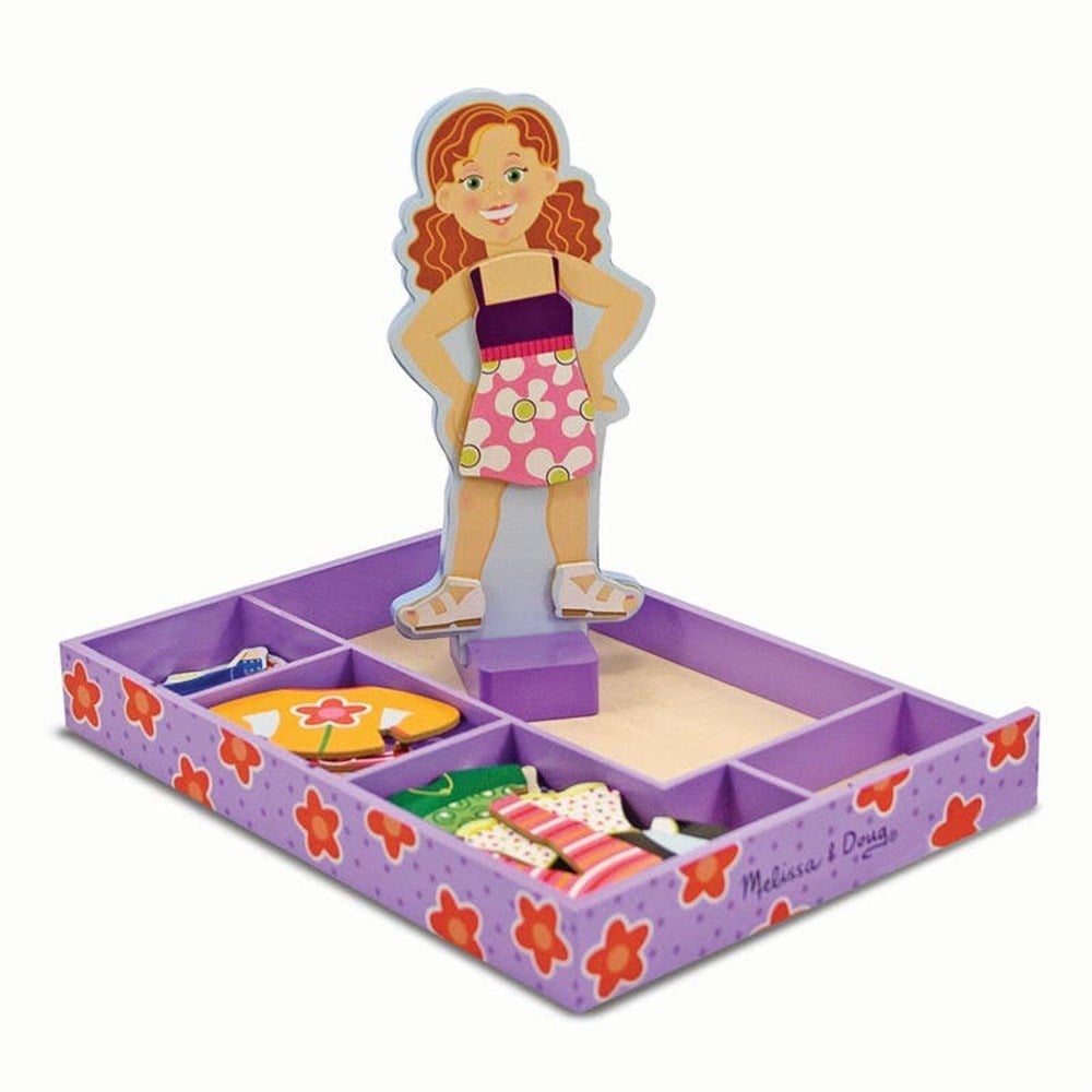 Melissa and Doug AHŞAP MIKNATISLI GİYDİRME - MAGGİE