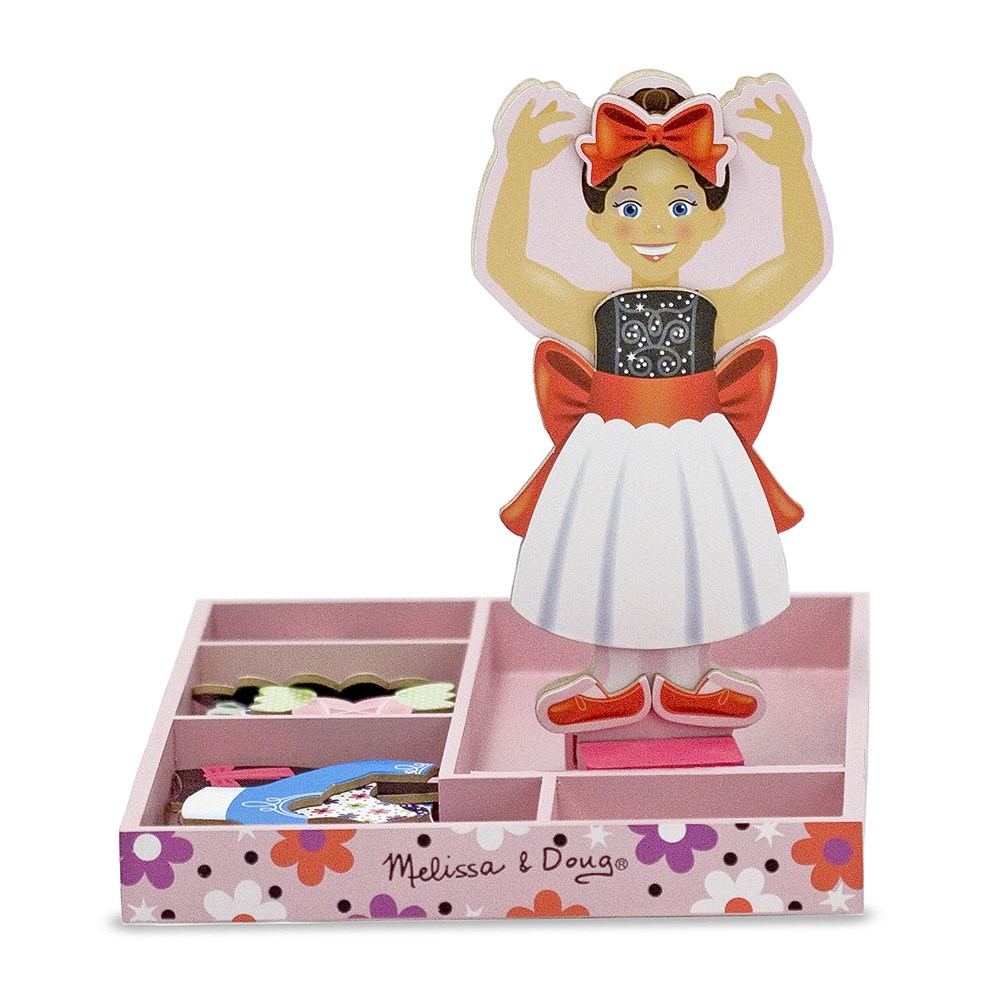 Melissa and Doug AHŞAP MIKNATISLI GİYDİRME - BALERİN NİNA