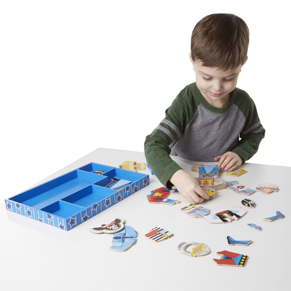 Melissa and Doug AHŞAP MIKNATISLI GİYDİRME - BİLLY