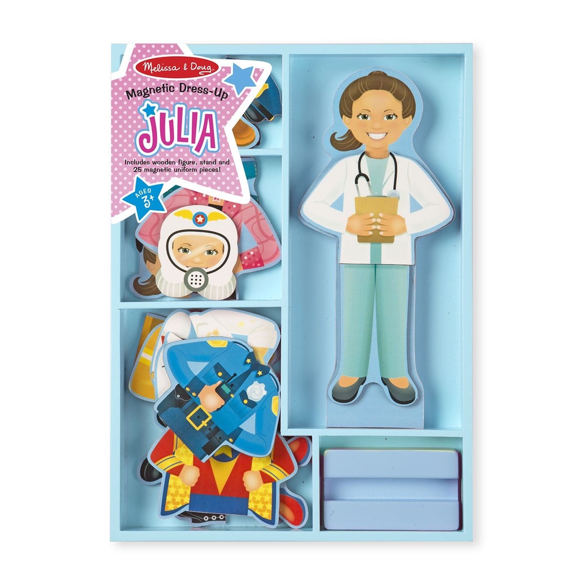 Melissa and Doug AHŞAP MIKNATISLI GİYDİRME - JULIA