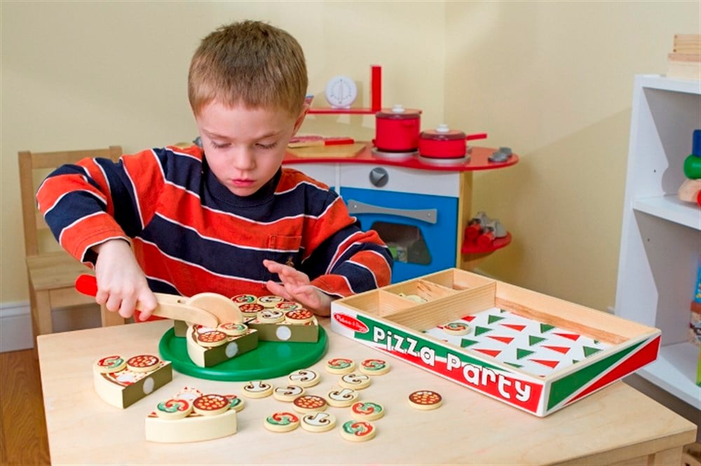 Melissa and Doug AHŞAP PİZZA PARTİSİ