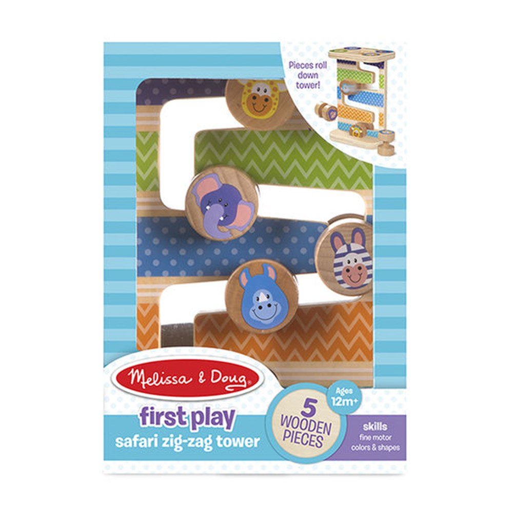 Melissa and Doug AHŞAP SAFARİ ZİG - ZAG KULE