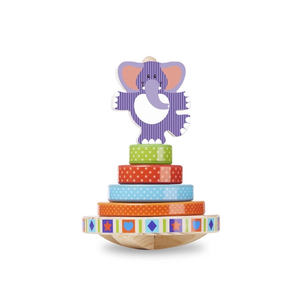 Melissa and Doug AHŞAP SALLANAN KULE - FİL
