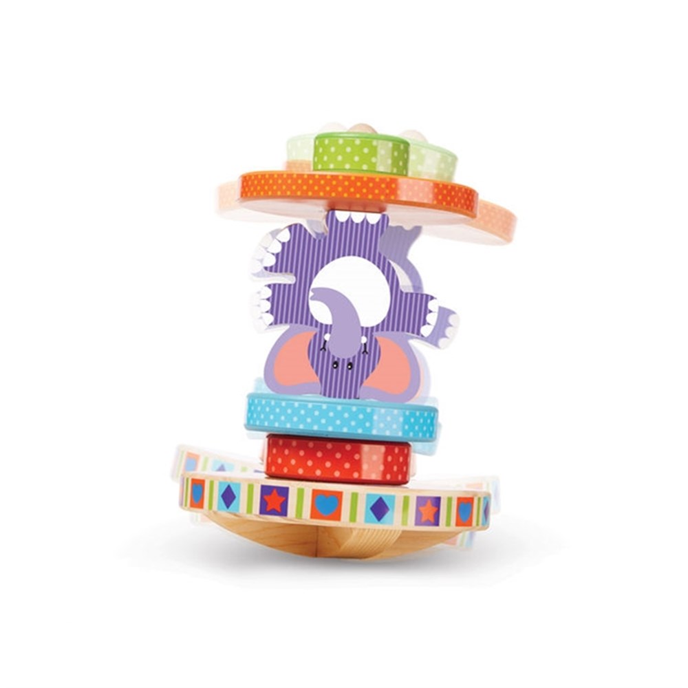 Melissa and Doug AHŞAP SALLANAN KULE - FİL