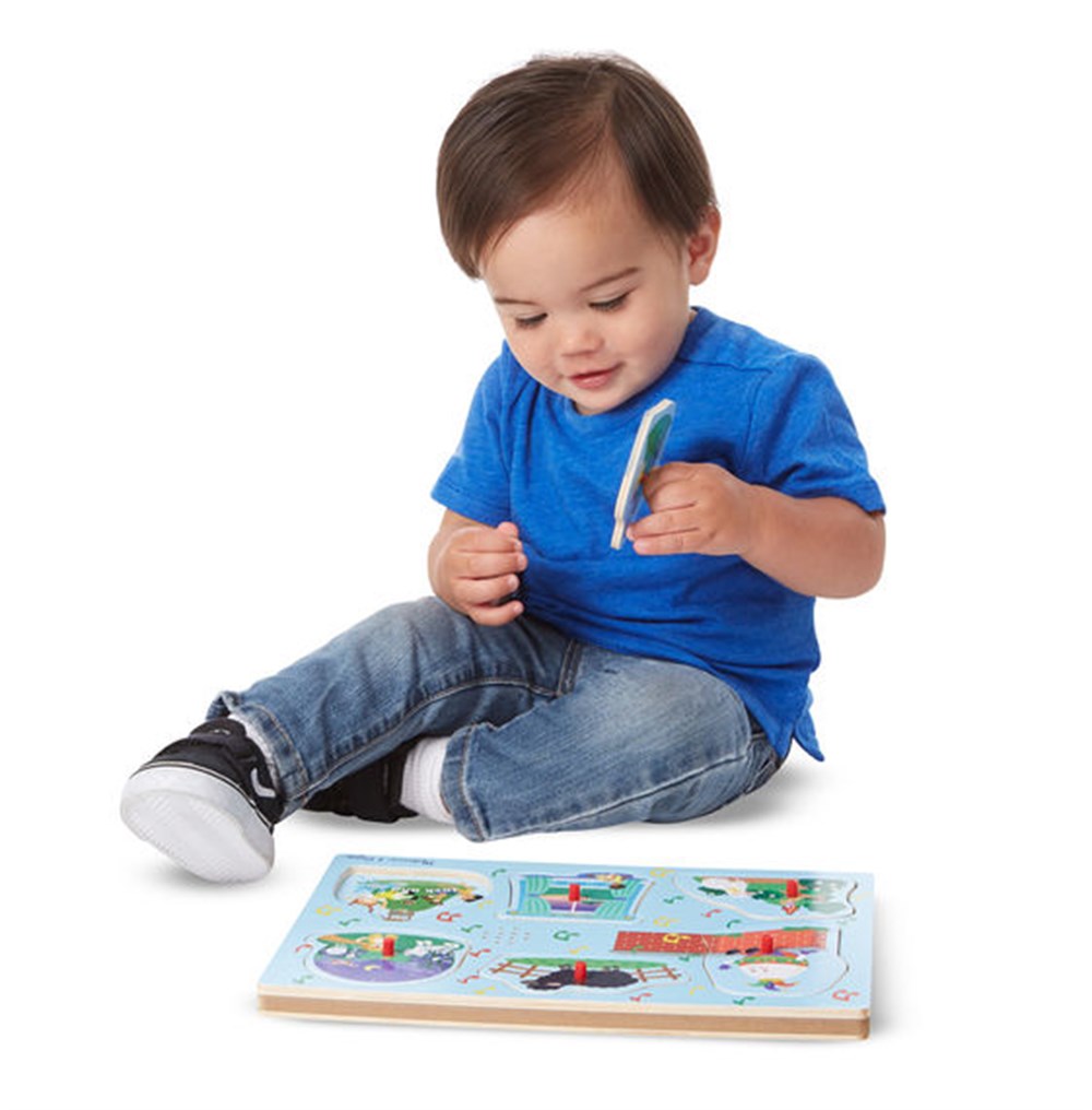 Melissa and Doug AHŞAP SESLİ YAPBOZ - İNGİLİZCE ÇOCUK ŞARKILARI 2
