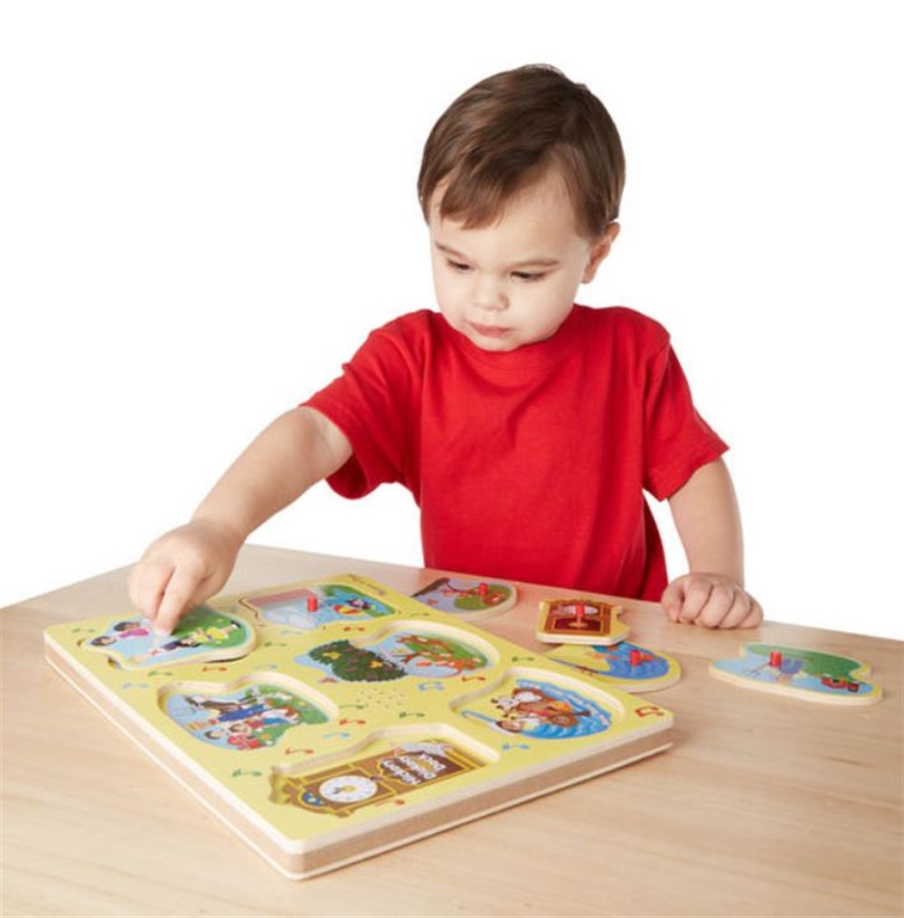 Melissa and Doug AHŞAP SESLİ YAPBOZ - İNGİLİZCE ÇOCUK ŞARKILARI 1