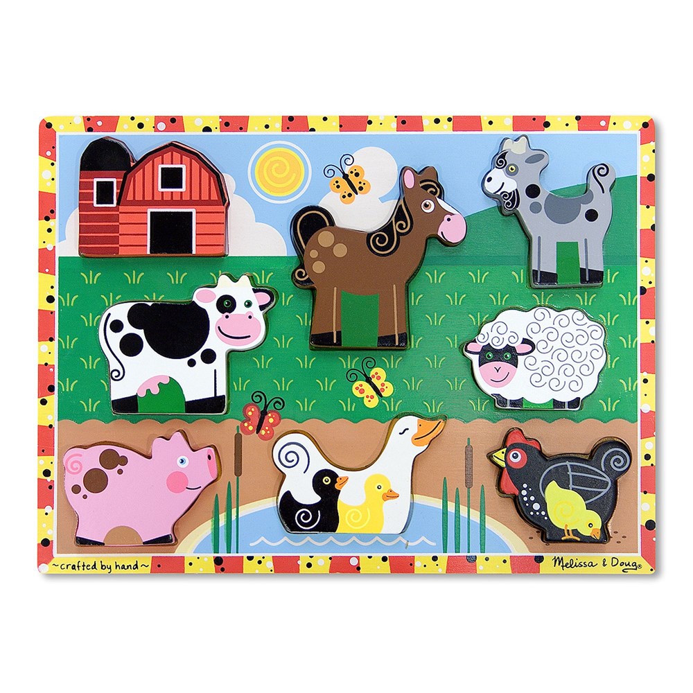 Melissa and Doug AHŞAP TOMBUL YAPBOZ - ÇİFTLİK