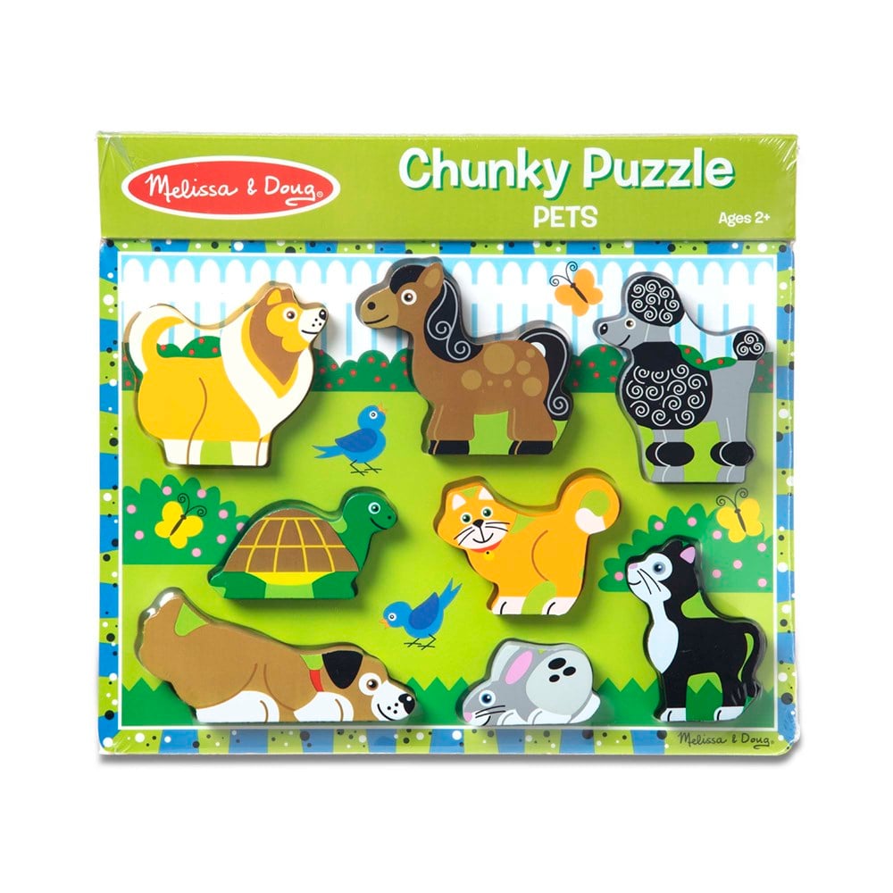 Melissa and Doug AHŞAP TOMBUL YAPBOZ - EVCİL HAYVANLAR
