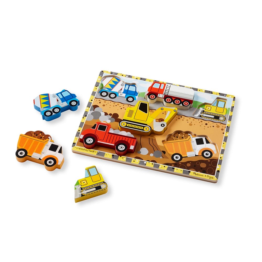 Melissa and Doug AHŞAP TOMBUL YAPBOZ - İNŞAAT ARAÇLARI