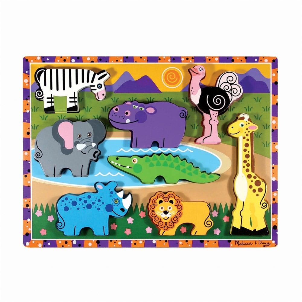 Melissa and Doug AHŞAP TOMBUL YAPBOZ - SAFARİ